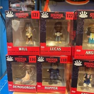 Mini Funko pop stranger things complete collection